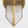 Wandleuchte Metall Glas H: 38,4 cm in Messing Antik E27