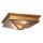 Deckenleuchte Metall Glas B: 37,1 cm 2x E27 Art Déco