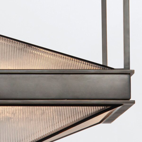 Deckenlampe in Bronze Antik B: 48,3 cm Art Déco ALVIAN