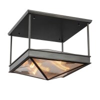Deckenlampe in Bronze Antik B: 48,3 cm Art Déco...