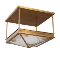 Deckenleuchte Metall Glas 48,3 cm breit 4xE17 Art...