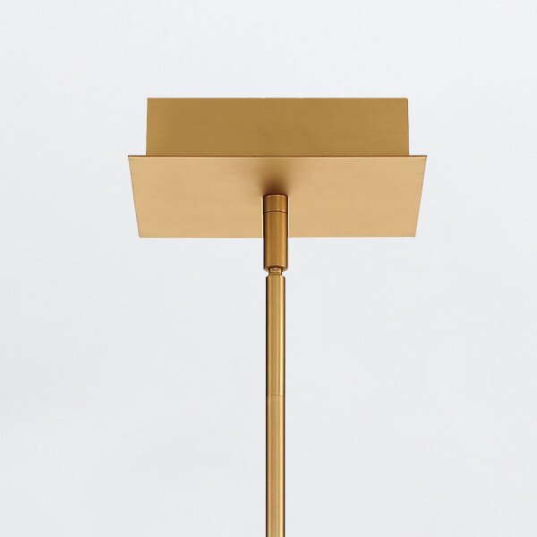 LED Pendelleuchte Metall in Gold B: 114,5 cm Modern Design