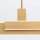 LED Pendelleuchte Metall in Gold B: 114,5 cm Modern Design