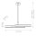 LED Pendelleuchte Metall in Gold B: 114,5 cm Modern Design