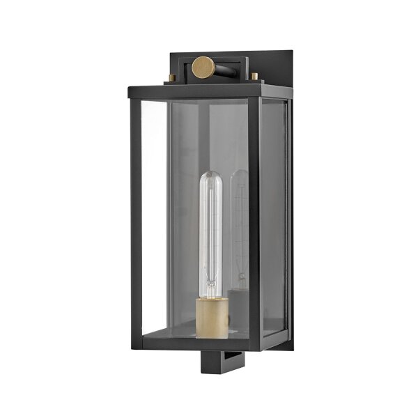 Wandleuchte au0en 40,7 cm IP44 E27 Schwarz Bronze Antik