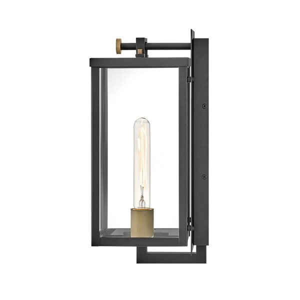 Wandleuchte au0en 40,7 cm IP44 E27 Schwarz Bronze Antik