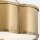 Deckenlampe Metall Glas 45,7 cm breit in Messing Antik