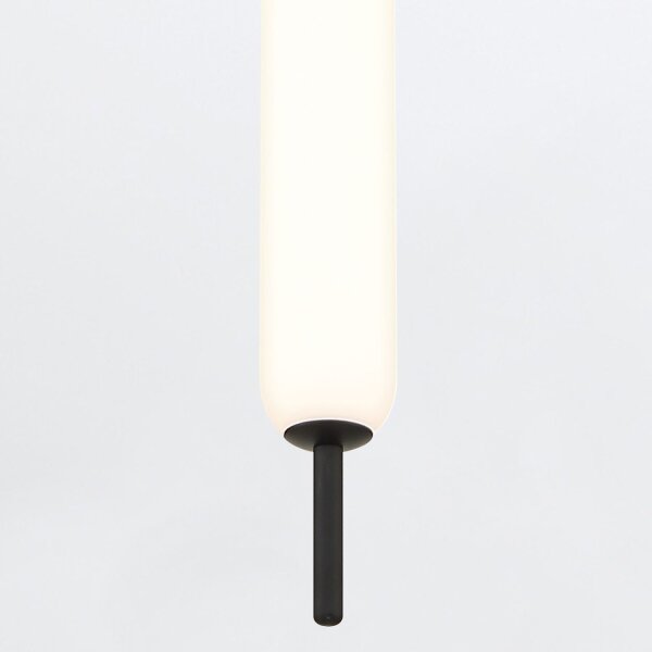 LED Hängeleuchte Metall Glas H: max. 303,5 cm 3000 K