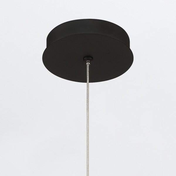 LED Hängeleuchte Metall Glas H: max. 303,5 cm 3000 K