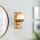 Wandlampe Metall Glas IP44 30,5 cm hoch E14 Badezimmer