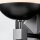 Wandlampe Bad Metall Glas 30,5 cm hoch IP44 Schwarz Weiß
