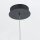 LED Hängelampe Schwarz B: 21 cm H: max. 209,5 cm Metall