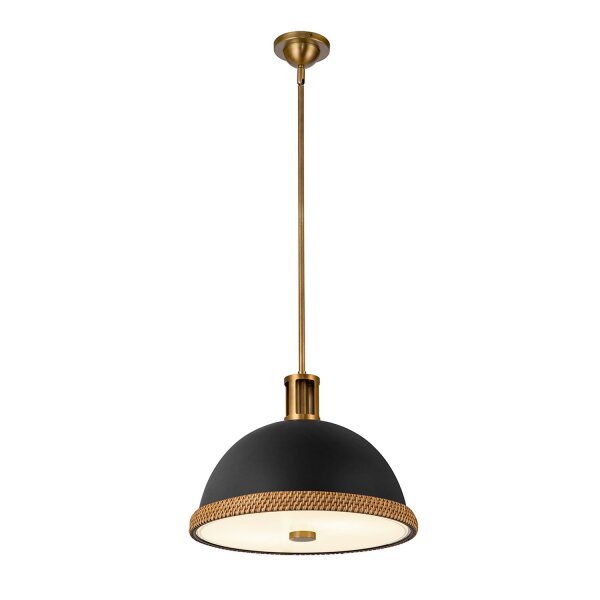 Hängeleuchte Metall rund Ø 41,6 cm H: max. 154,3 cm E27