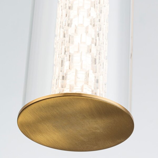 LED Badezimmerlampe Wand 50,5 cm IP44 3000K in Gold