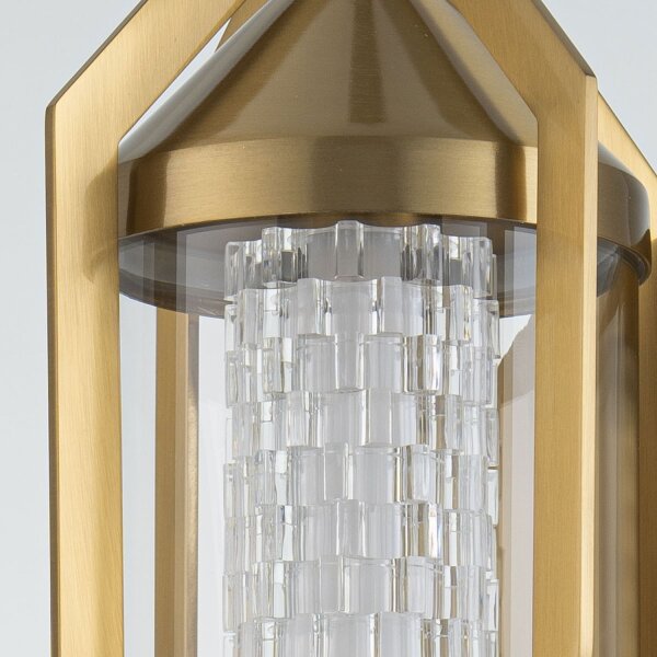LED Badezimmerlampe Wand 50,5 cm IP44 3000K in Gold