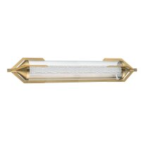 LED Spiegelleuchte Bad 70 cm lang IP44 in Gold 3000 K