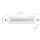 LED Badlampe Chrom 70 cm lang Metal Glas 3000 K IP44