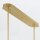 LED Pendelleuchte 122 cm Metall Glas in Gold 3000 K Vintage