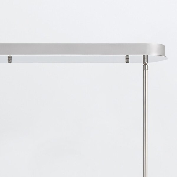 LED Hängelampe Glas Metall 3000 K 3329 lm Chrom poliert