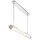 LED Hängelampe Glas Metall 3000 K 3329 lm Chrom poliert