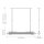 LED Hängelampe Glas Metall 3000 K 3329 lm Chrom poliert