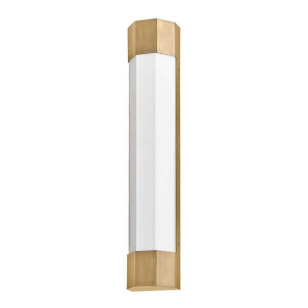 LED Wandleuchte IP44 3000 K 1850 lm Glas Metall Bad