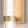 LED Wandleuchte Metall Glas IP44 H: 54 cm Badezimmer