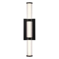 LED Badlampe Schwarz 54 cm IP44 3000 K Metall Glas CORVIN