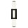 LED Badlampe Schwarz 54 cm IP44 3000 K Metall Glas CORVIN