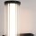 LED Wandleuchte Spiegel IP44 3000 K Glas Metall Schwarz