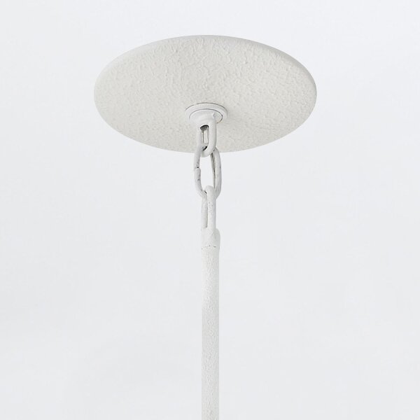 Pendelleuchte Weiß B: 50,8 cm verputzter Stahl 3x E14