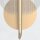 LED Wandleuchte in Messing 37,1 cm hoch warmweiß Modern