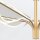 LED Hängeleuchte Modern B: 78,7 cm in Messing höhenverstellbar
