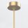 LED Hängeleuchte Modern B: 78,7 cm in Messing höhenverstellbar
