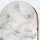 Badlampe Marmor Stahl Glas H: 41,4 cm in Messing Antik Weiß