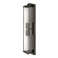 Badezimmerleuchte Schwarz 56 cm IP44 2x E27 Vintage