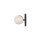 LED Wandleuchte Bad IP44 H: 61 cm Alu Glas Alabasteroptik
