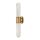 LED Badleuchte Wand IP44 3000 K 61 cm hoch Alabasteroptik