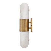 LED Wandleuchte Badezimmer 40,6 cm hoch IP44 3000 K