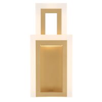 LED Wandleuchte Metall H: 40,6 cm Modern 3000 K 802 lm in...