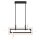 Moderne Pendelleuchte LED Schwarz Weiß B: 84 cm 3000 K