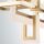 Hängeleuchte LED Metall in Gold B: 122,8 cm Modern Design