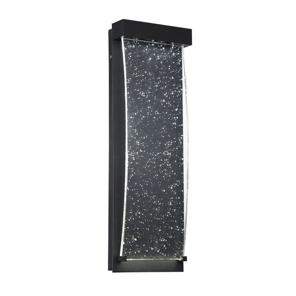 Außenleuchte LED IP44 H: 35,7 cm 3000 K Aluminium Regenglas