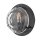 Wandleuchte Schwarz klein Ø 22 cm rund Metall Glas E14
