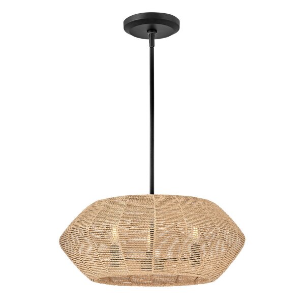Boho Hängeleuchte Rattan Ø 53,5 cm 3x E14 Modern ESMOND