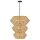 Pendelleuchte Rattan Metall Ø 71 cm für 10x E14 groß Boho