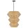 Pendelleuchte Rattan Metall Ø 71 cm für 10x E14 groß Boho