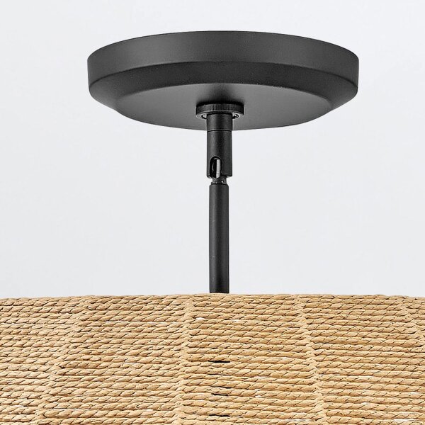 Hängelampe Boho Ø 71 cm Rattan Metall 5x E14 ESMOND