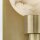Wandlampe klein H: 22,9 cm Alabaster Metall E14