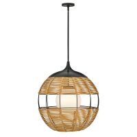 Außenlampe rund Ø 61 cm Doppel Kugelschirm...